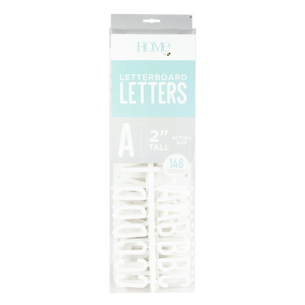 DCWV Die Cuts w a View Letterboard Letters & Characters 2in 148pc